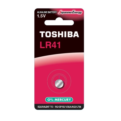 Przejdź do produktu Baterie LR41 pastylka 1 szt., Toshiba