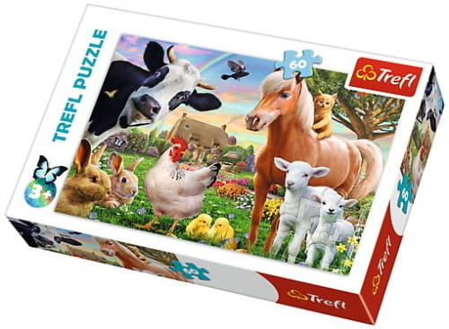 Przejdź do produktu Puzzle 60el Wesoła farma MGL 17320 TREFL p20