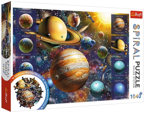 Przejdź do produktu Puzzle 1040el Spiralne - Układ Słoneczny 40013 Tre