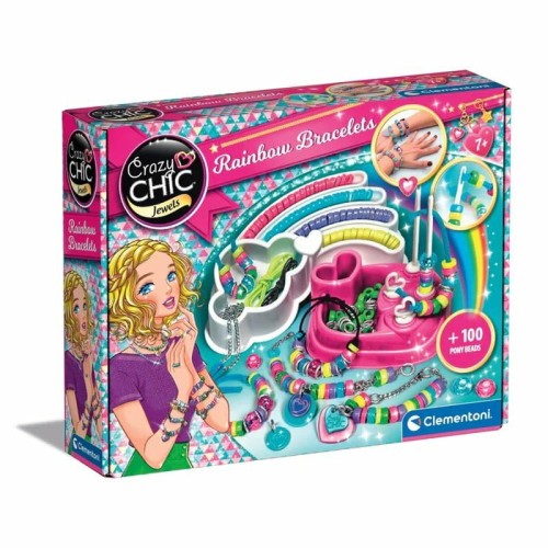 Przejdź do produktu Clementoni Crazy chic. Kolorowe bransoletki. Rainb