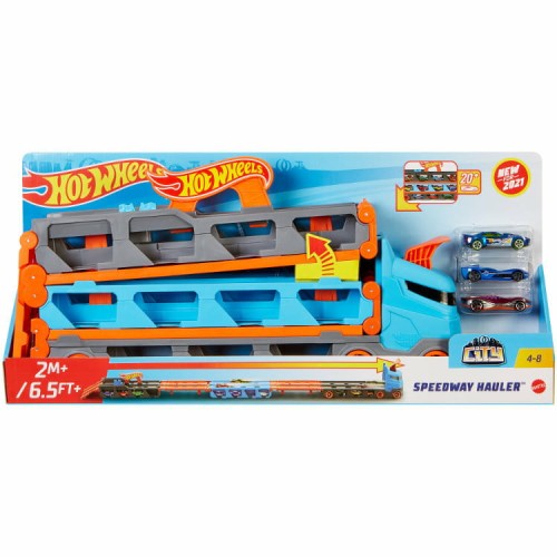 Przejdź do produktu Hot Wheels CITY Wyścigowy transporter 2w1 GVG37 p2
