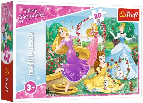 Przejdź do produktu Puzzle 30el Być księżniczką. Disney Princess 18267