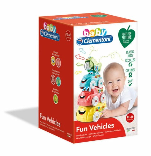 Przejdź do produktu Clementoni Play For Future Wieża z autek w pudełku