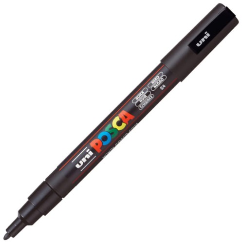 Przejdź do produktu Marker pigmentowy Posca PC-3M czarny, Uni