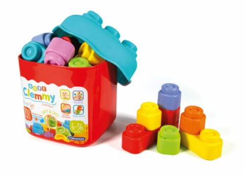 Przejdź do produktu Clementoni Clemmy Wiaderko z 20 klockami 14741 p6,