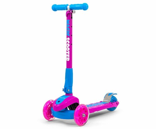 Przejdź do produktu Hulajnoga trójkołowa Scooter Magic różowo-niebiesk