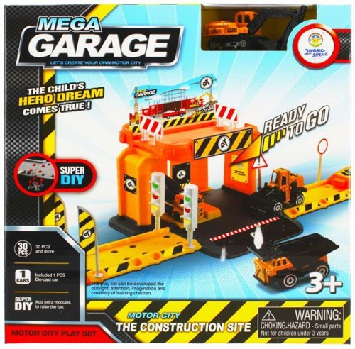 Przejdź do produktu Parking + akcesoria MEGA GARAGE Budowa 28x28x7cm M
