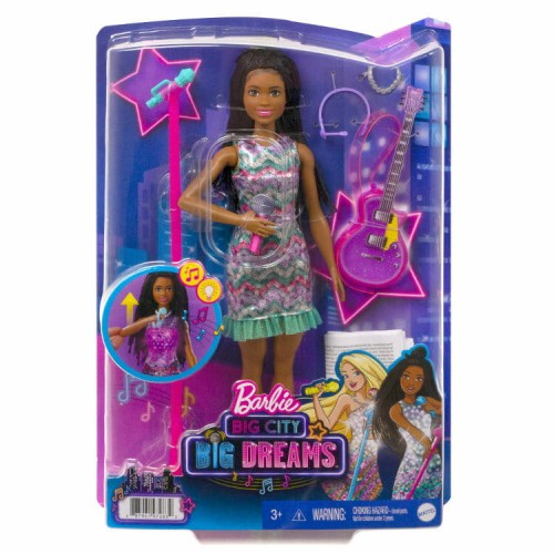 Przejdź do produktu Barbie Big City Brooklyn Muzyczna lalka GYJ24 p4 M
