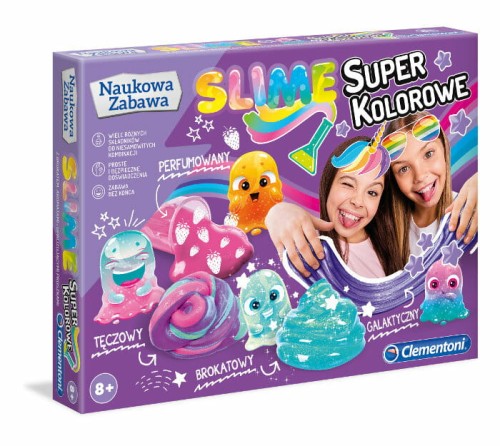 Przejdź do produktu Clementoni Super kolorowe Slime 50636