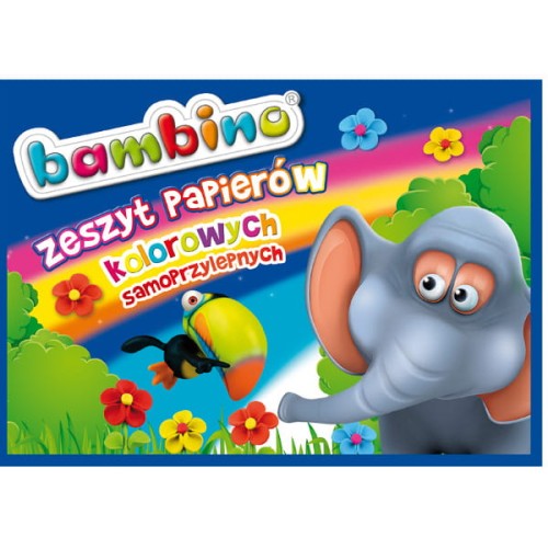 Przejdź do produktu Zeszyt papierów kolorowych B4 Bambino samoprzylepn
