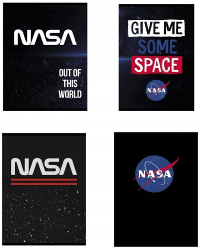 Przejdź do produktu Zeszyt A5 60k linia laminowany NASA mix p10 MAJEWS