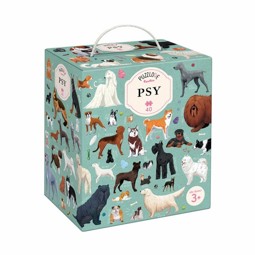 Przejdź do produktu Puzzle dla dzieci Puzzlove CzuCzu Psy 40el
