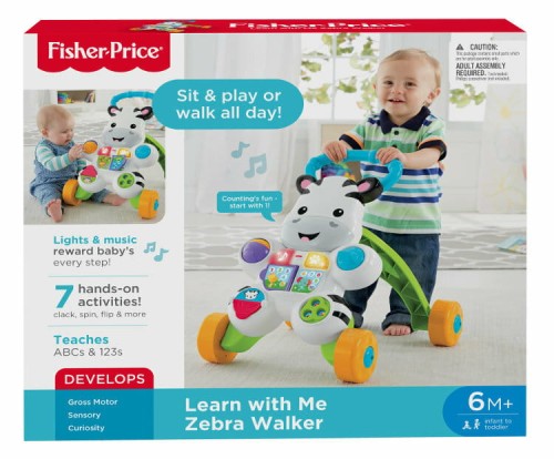 Przejdź do produktu Fisher-Price Interaktywny Chodzik Zebra DPL53 p2 M
