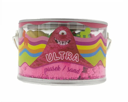 Przejdź do produktu EP Ultra Piasek Puszka 200g różowy + 5 foremek Zwi
