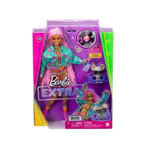 Przejdź do produktu Barbie Lalka EXTRA MODA + akcesoria 10 GXF09 GRN27