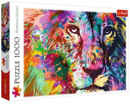 Przejdź do produktu PUZZLE 1000 TREFL KOLOROWY LEW