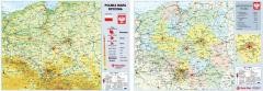 Przejdź do produktu Podkład dwustronny z mapą Polski, Panta Plast