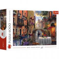 Przejdź do produktu Puzzle 6000-el.Romantyczna kolacja 65003, Trefl