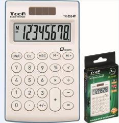 Przejdź do produktu KALKULATOR TR-252-W 8 POZ. 2 TYPY ZASILANIA 6108