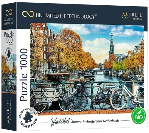 Przejdź do produktu Puzzle 1000el Autumn in Amsterdam, Netherlands 107