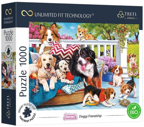 Przejdź do produktu Puzzle 1000el Doggy Friendship / Psia przyjaźń 106