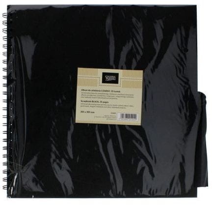 Przejdź do produktu Album do zdobienia czarny 305x305mm, 35 kartek, Galeria Papieru