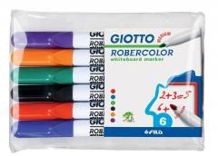 Przejdź do produktu Marker suchościeralny 6 kolorów GIOTTO