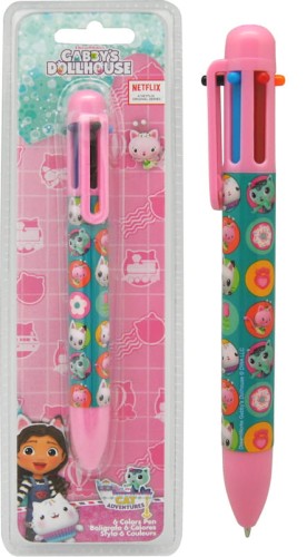 Przejdź do produktu Długopis 6 kolorów Koci Domek Gabi. Gabby's Dollho
