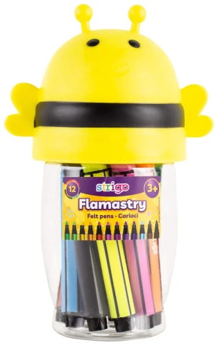 Przejdź do produktu FLAMASTRY JUMBO PSZCZÓŁKA STRIGO