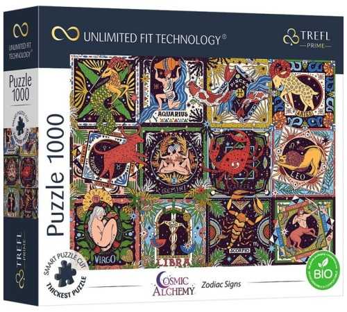 Przejdź do produktu Puzzle 1000el UFT Kosmos znaki zodiaku 10752 Trefl