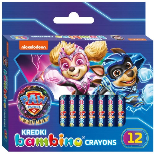 Przejdź do produktu Kredki Bambino 12 kolorów Psi Patrol PAW PATROL