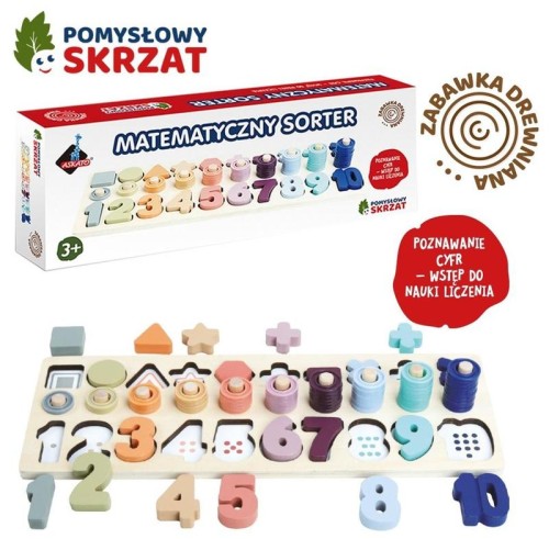 Przejdź do produktu Pomysłowy skrzat Matematyczny sorter 117102 ASKATO