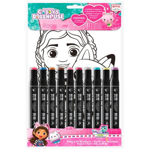 Przejdź do produktu Malowanie po numerach Koci Domek Gabi. Gabby's Dol