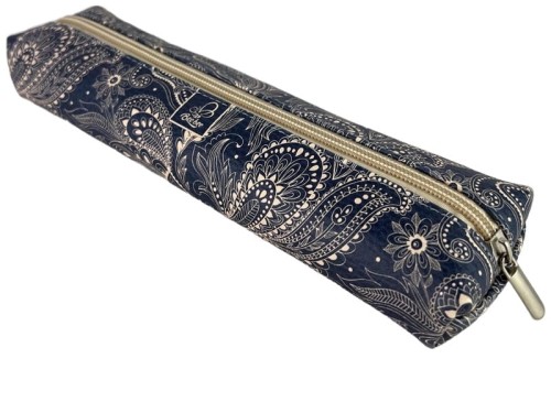 Przejdź do produktu Piórnik jamnik Paisley Beż Denim, Bee-Bee