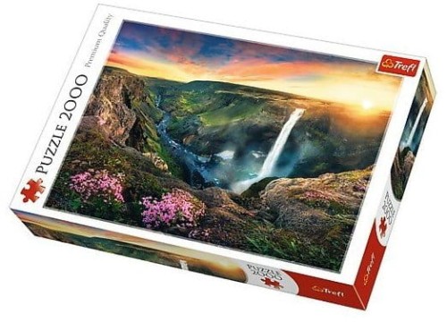 Przejdź do produktu Puzzle 2000-el. Wodospad Haifoss, Islandia 27091, Trefl