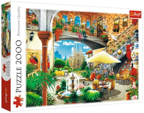 Przejdź do produktu Puzzle 2000el Widok na Barcelonę 27105 Trefl p6