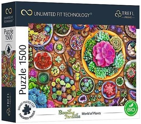 Przejdź do produktu Puzzle 1500el UFT Blooming Paradise: World of Plan