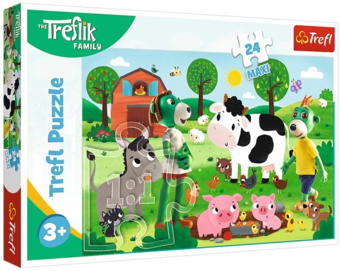 Przejdź do produktu Puzzle 24el Maxi Trefliki na wsi / KAZASTUDIO SA R