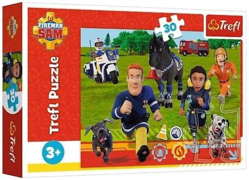 Przejdź do produktu Puzzle 30el Gotowi do pomocy. Strażak Sam 18297 Tr