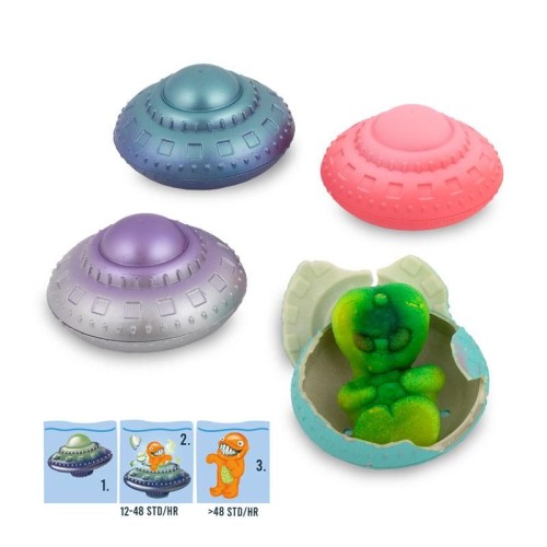 Przejdź do produktu Zabawka UFO rosnąca w wodzie 8 x 8 x 5 cm mix 4 wzory Space Adventure, Trendhaus