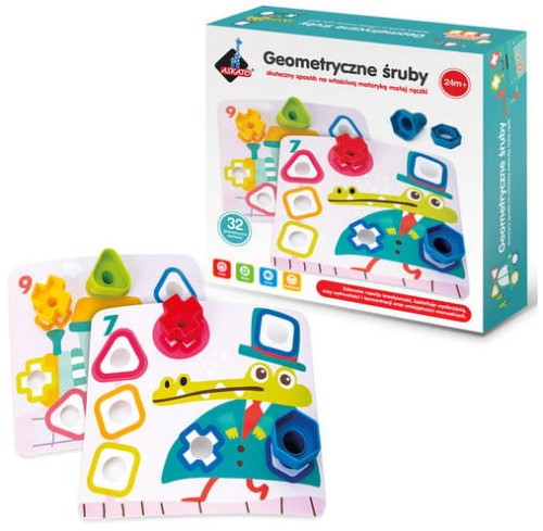 Przejdź do produktu Genialny dzieciak Geometryczne śruby 117911