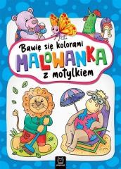 Przejdź do produktu Bawię się kolorami. Malowanka z motylkiem