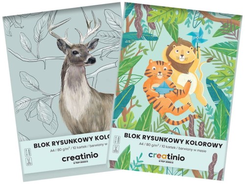 Przejdź do produktu BLOK RYSUNK CREATINIO A4/10K KOLOR 400176665 A'20