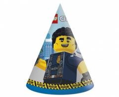 Przejdź do produktu Czapeczki papierowe Lego City, 6 szt.