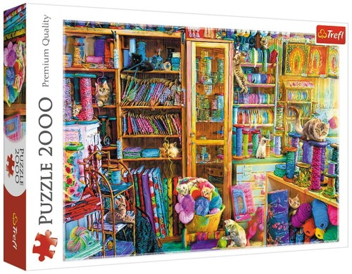 Przejdź do produktu Puzzle 2000el Koci raj 27113 Trefl p6