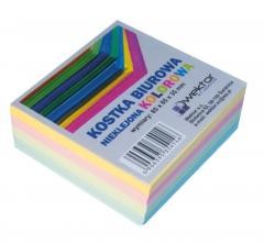 Przejdź do produktu Kostka biurowa nieklejona kolorowa Wektor 85x85x35mm