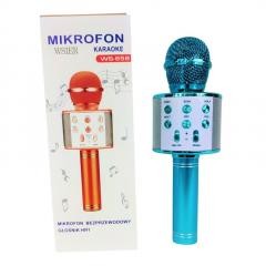 Przejdź do produktu Mikrofon bezprzewodowy karaoke z głośnikiem JYWK 369-3, W&K