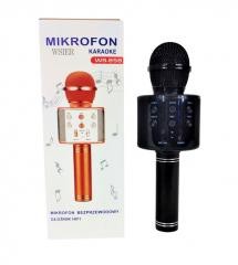 Przejdź do produktu Mikrofon karaoke z głośnikiem czarny, W&K