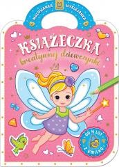 Przejdź do produktu Książeczka kreatywnej dziewczynki. Malowanka wyklejanka z Emilką, od 4 lat