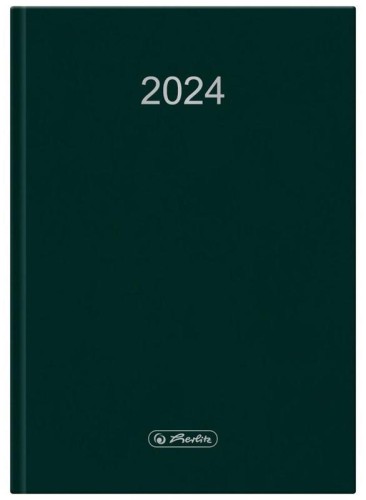 Przejdź do produktu Kalendarz Dzienny szefa A5 Zieleń 2024